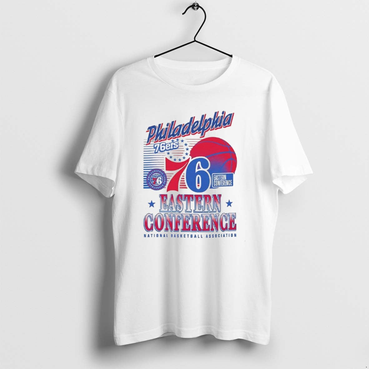 Official Philadelphia 76ers Nba Eastern Conference Logo And Ball T-Shirts, Hoodie, Sweatshirt | InkRitualCo.com