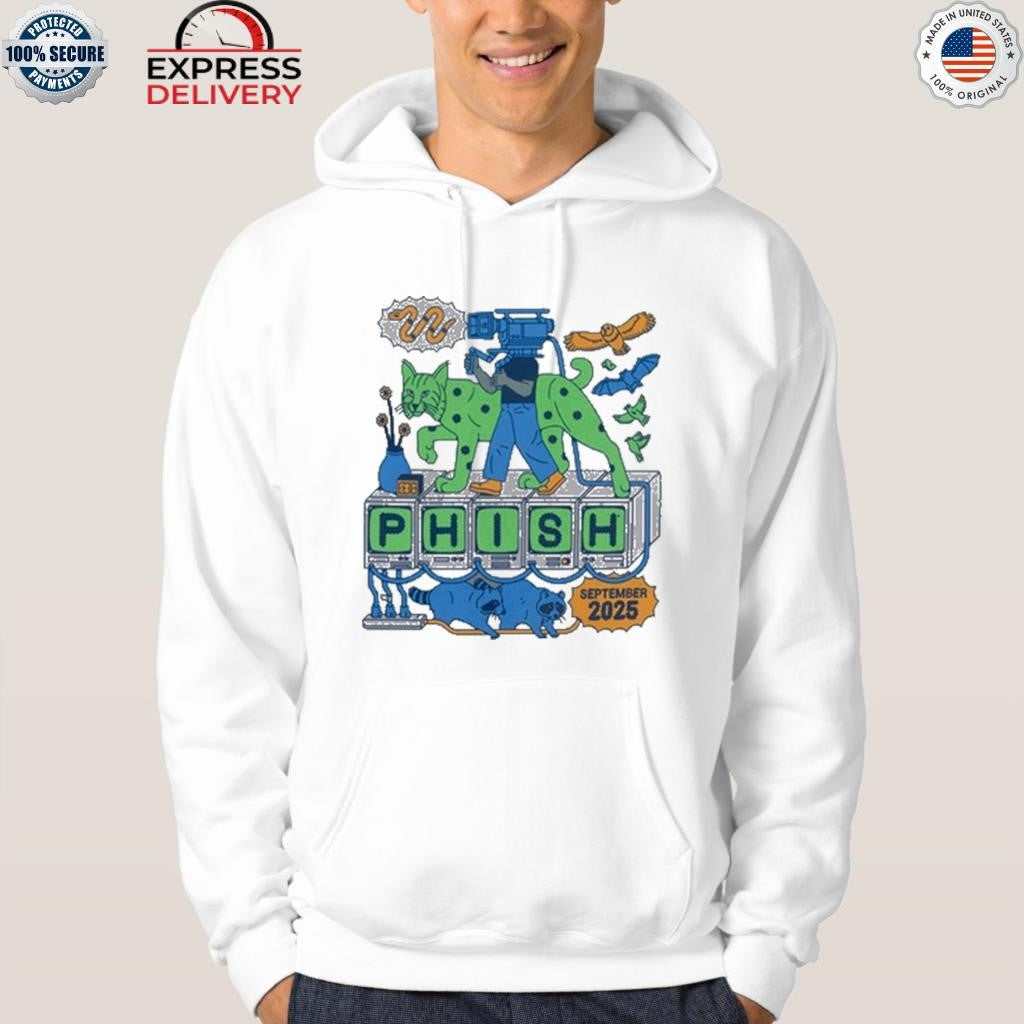 Phish Bobcat Broadcast September Tour 2025 Shirt