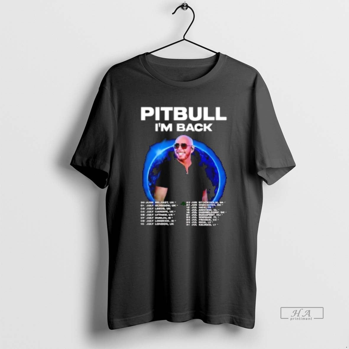 Official Pitbull Im Back Fan Tour 2025 Concert Dates Inspired T-Shirts, Hoodie, Sweatshirt | InkRitualCo.com