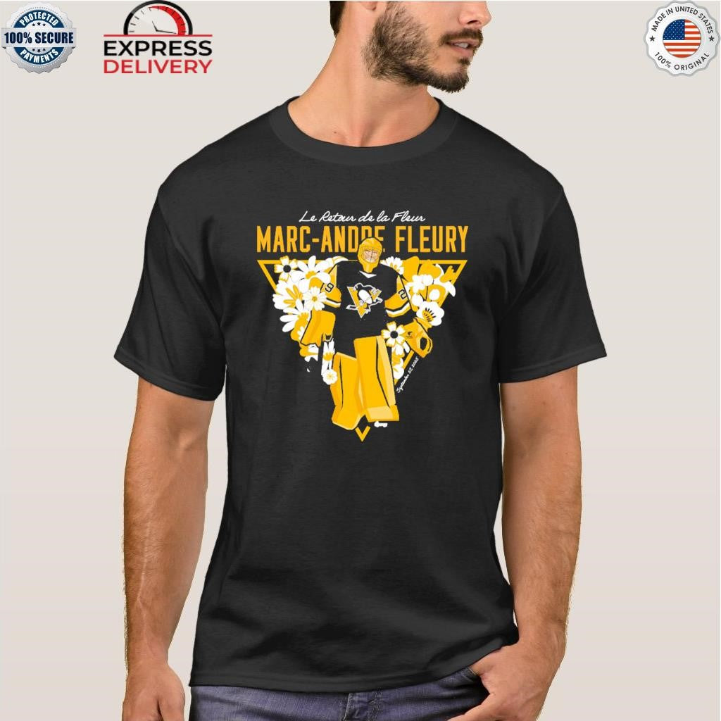 Pittsburgh Penguins Yellow Marc-Andre Fleury Shirt