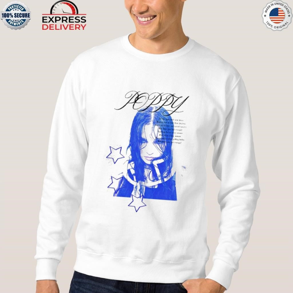 Poppy Blue Pop Shirt