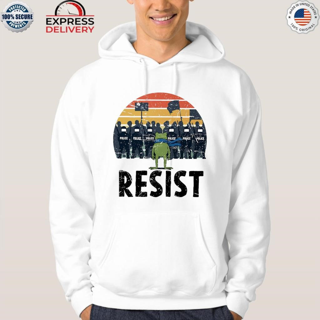 Portland Frog Protester Resist Shirt