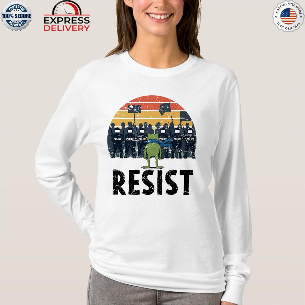 Portland Frog Protester Resist Shirt