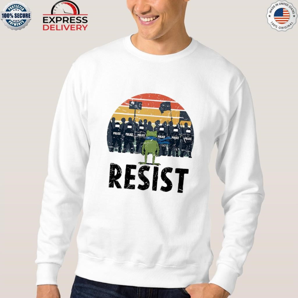 Portland Frog Protester Resist Shirt
