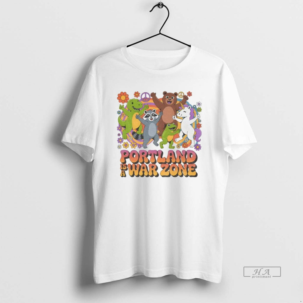 Official Portland Is A War Zone Resist Animal Dancing T-Shirts, Hoodie, Sweatshirt | InkRitualCo.com