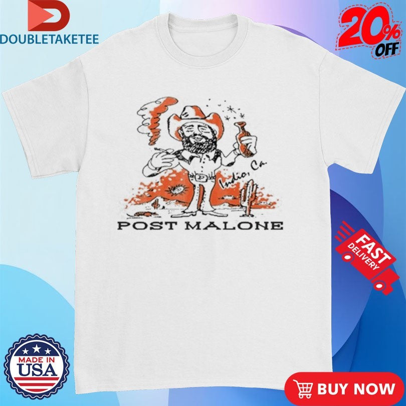 Post Malone Indio CA 2026 Cowboy Cigarettes Shirts