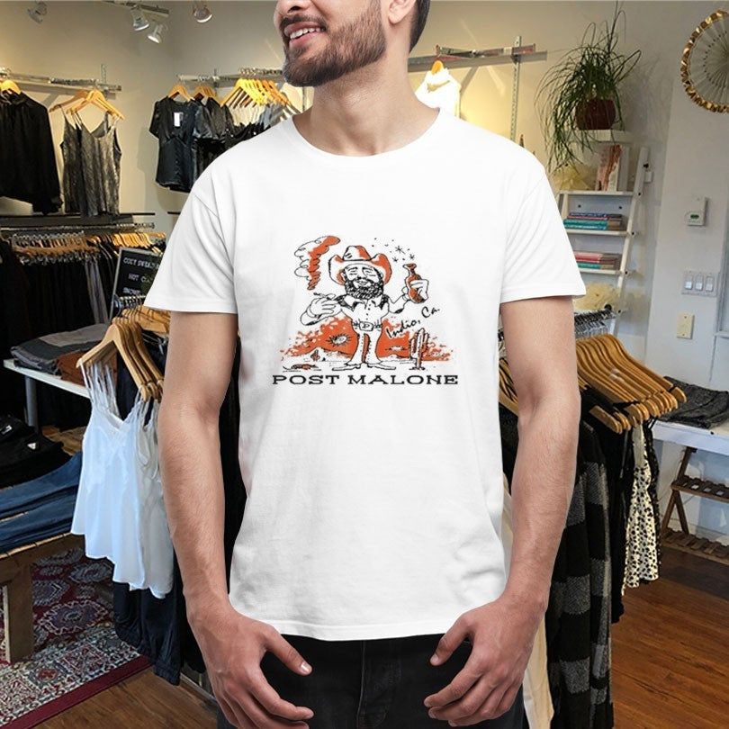 Post Malone Indio CA 2026 Cowboy Cigarettes Shirts