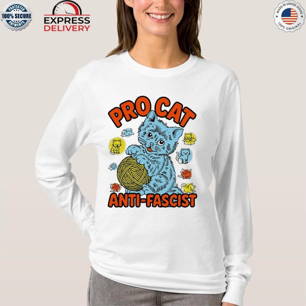 Pro Cat Anti Fascist Shirt