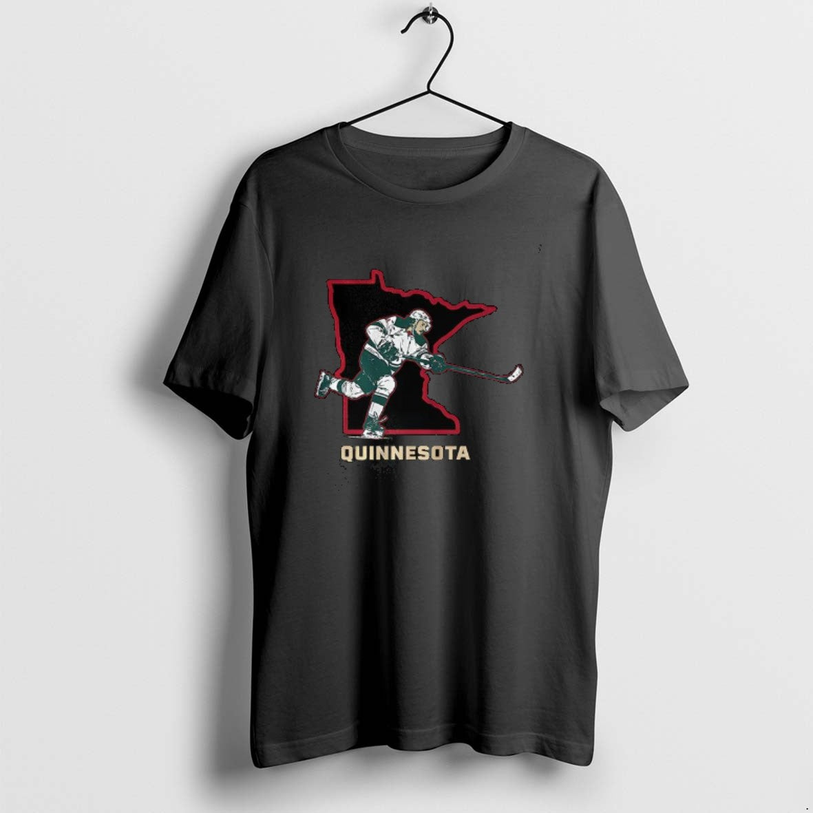 Official Quinn Hughes Minnesota Wild Nhl Quinnesota State Border T-Shirts, Hoodie, Sweatshirt | InkRitualCo.com