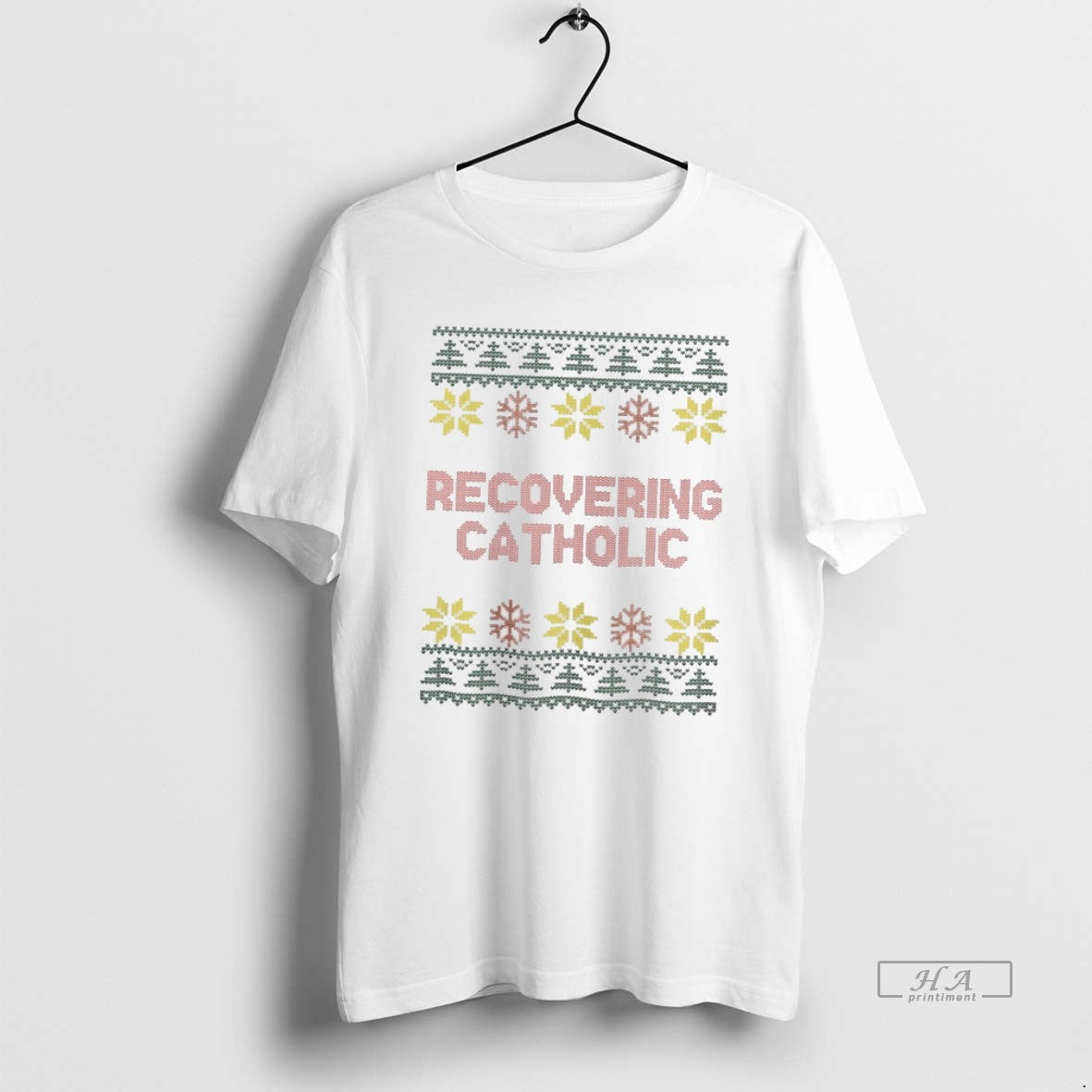 Official Recovering Catholic Christmas Ugly T-Shirts, Hoodie, Sweatshirt | InkRitualCo.com
