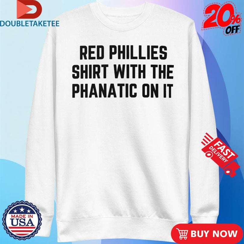 Red Phillies Shirt With The Phanatic On It Meta Shirts