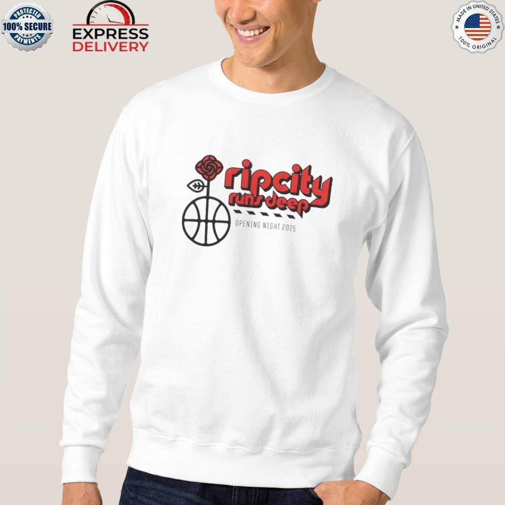 Rip City Runs Deep Opening Night 2025 Shirt