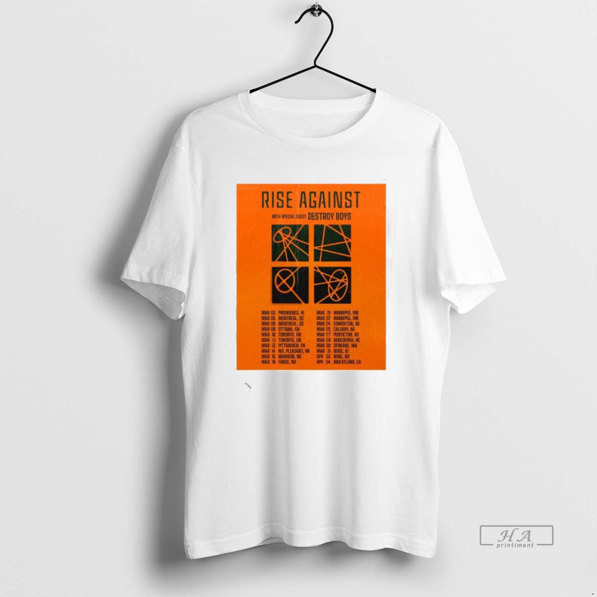 Official Rise Against 2026 Spring Concert Tour T-Shirts, Hoodie, Sweatshirt | InkRitualCo.com