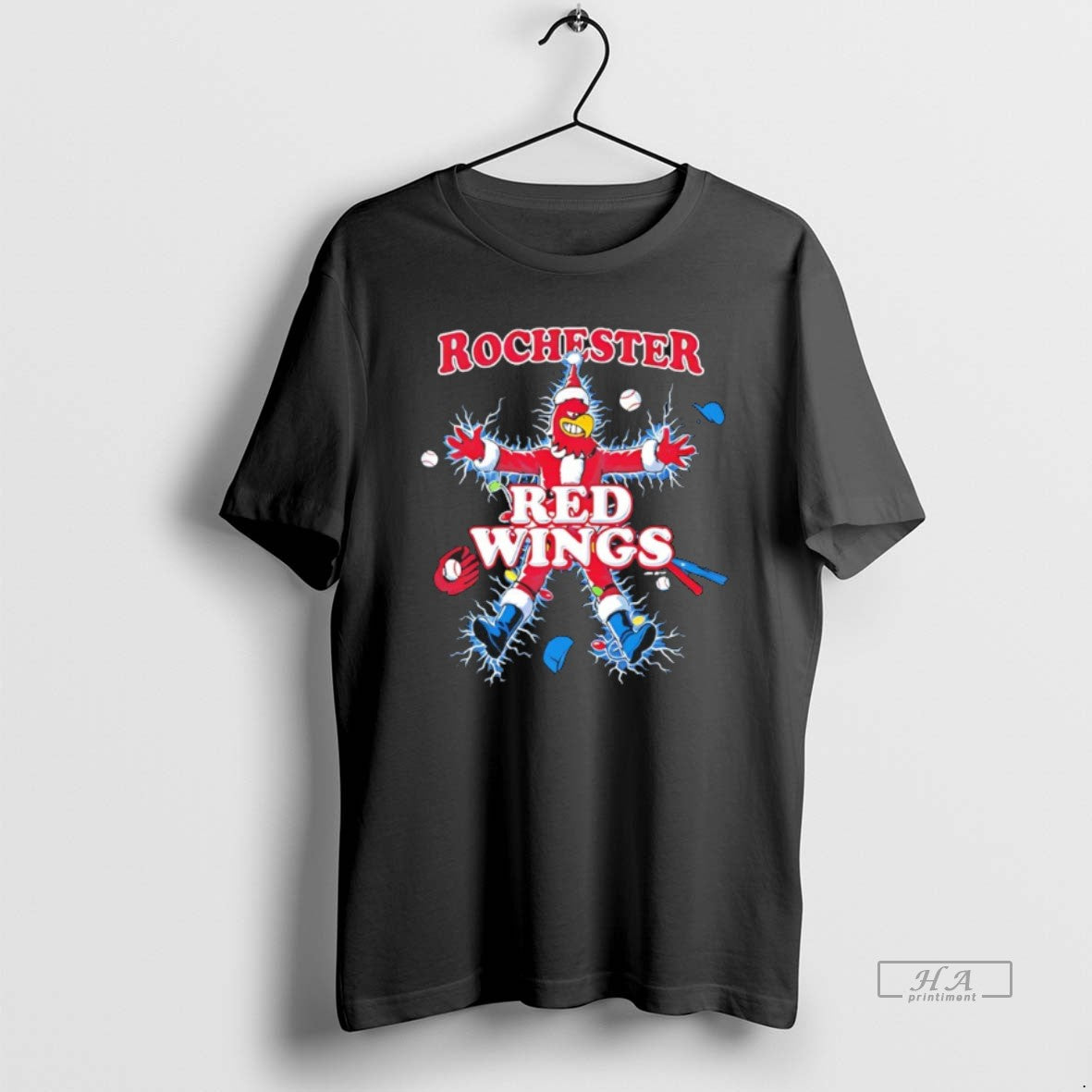Official Rochester Red Wings The Holiday Christmas Mascot T-Shirts, Hoodie, Sweatshirt | InkRitualCo.com