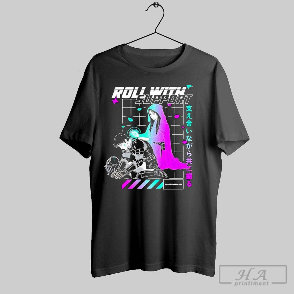 Official Roll With Support Retrowave T-Shirts, Hoodie, Sweatshirt | InkRitualCo.com