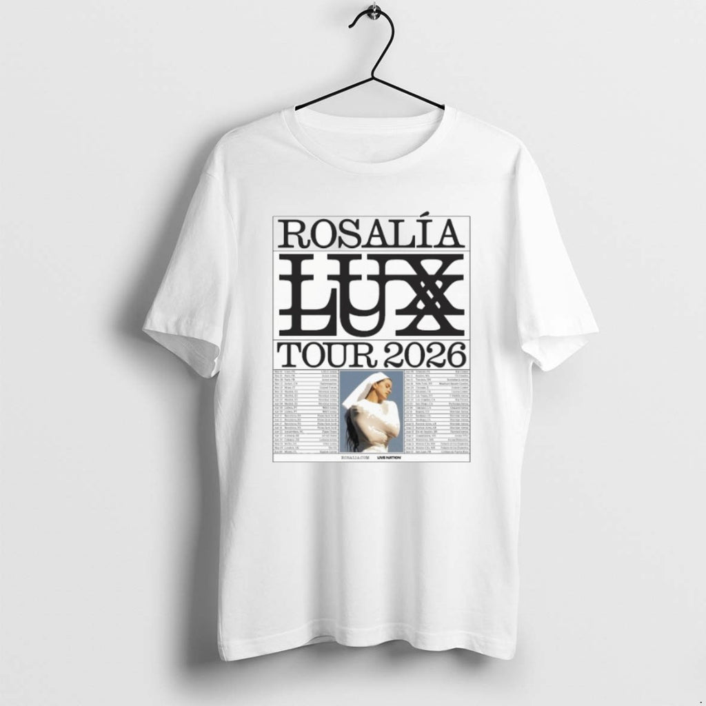 Official Rosalia Lux Tour 2026 Europe And Uk And North American Dates T-Shirts, Hoodie, Sweatshirt | InkRitualCo.com
