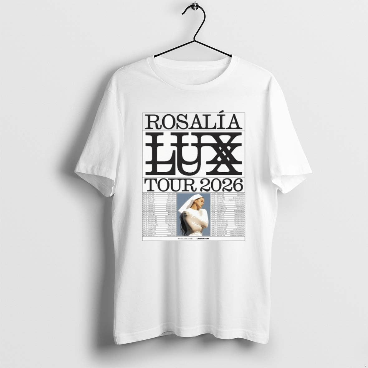 Official Rosalia Lux Tour 2026 Europe And Uk And North American Dates T-Shirts, Hoodie, Sweatshirt | InkRitualCo.com