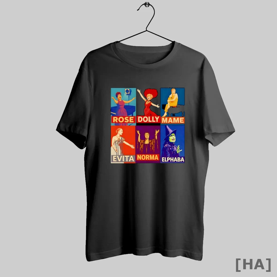 Official Rose Dolly Mame Evita Norma Elphaba Broadway Musical Theater Collage T-Shirts, Hoodie, Sweatshirt | InkRitualCo.com