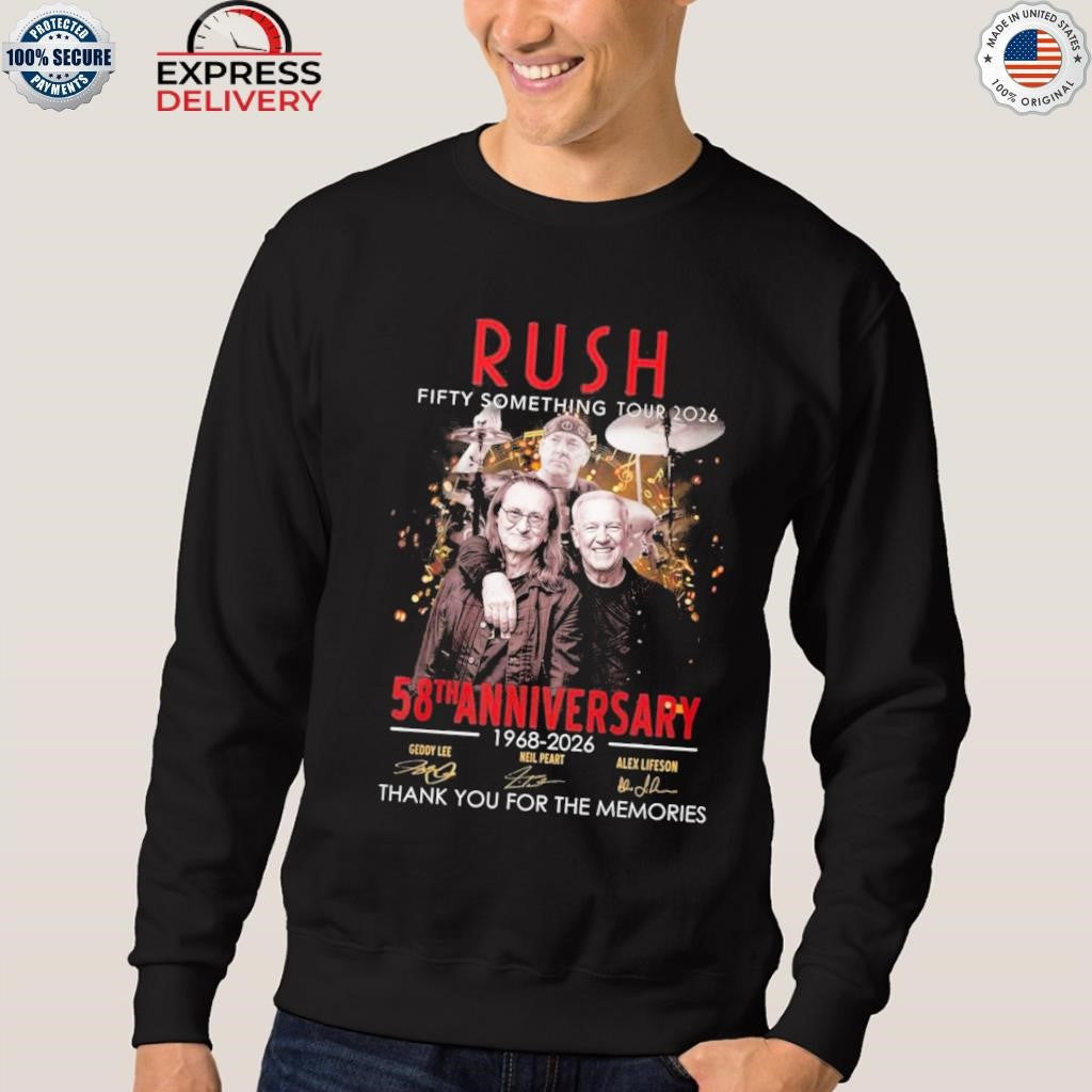 Rush Fifty Something Tour 2026 Shirt