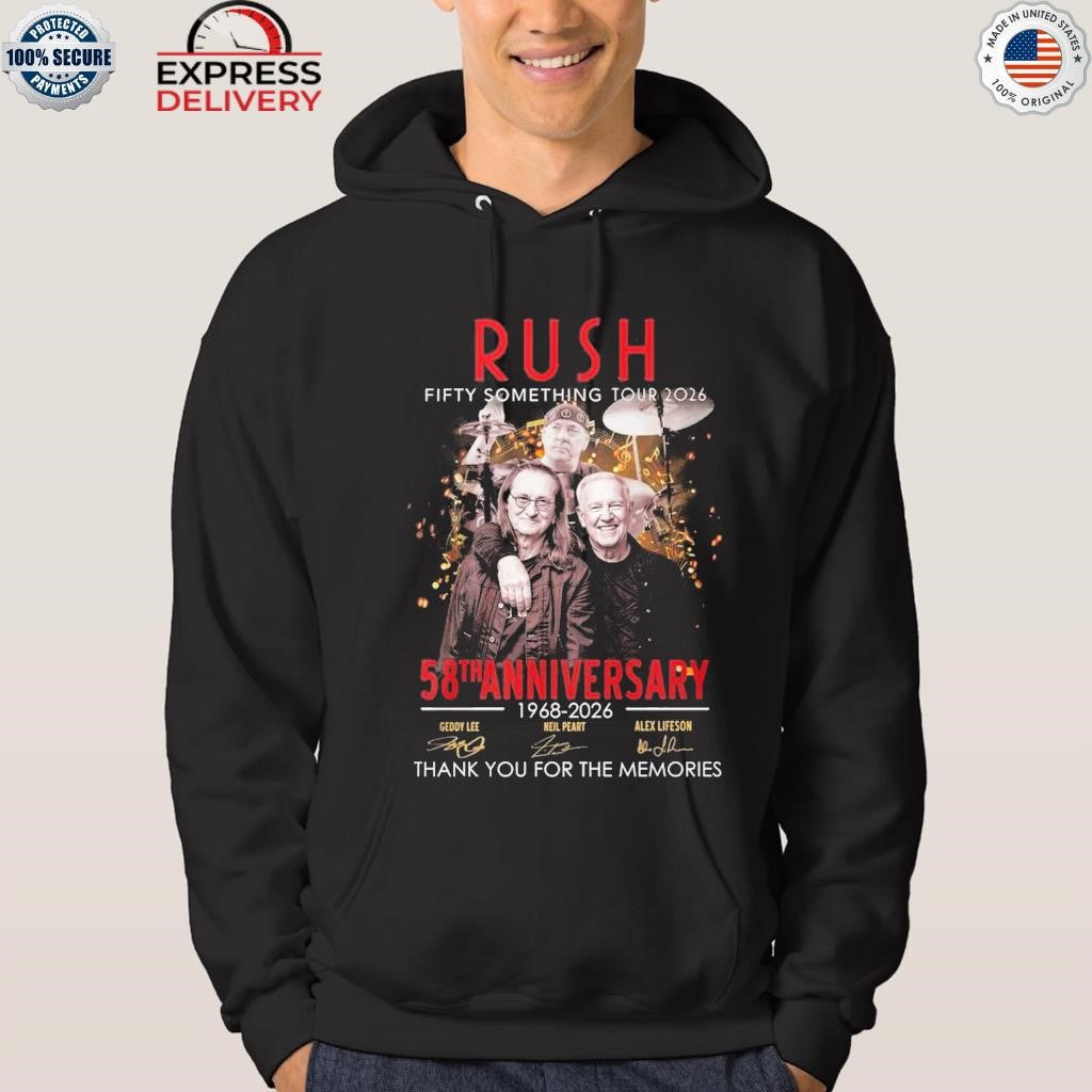 Rush Fifty Something Tour 2026 Shirt