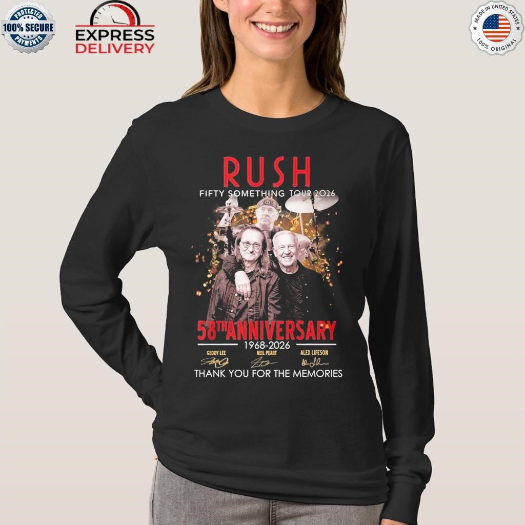 Rush Fifty Something Tour 2026 Shirt