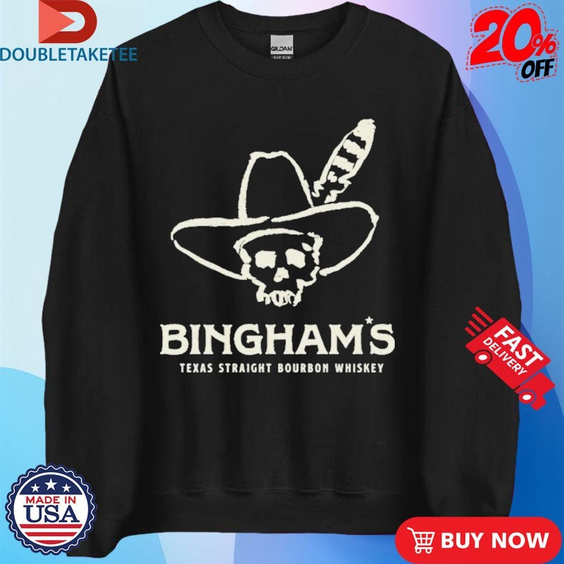 Ryan Bingham Texas Straight Bourbon Whiskey Skull Logo Shirts