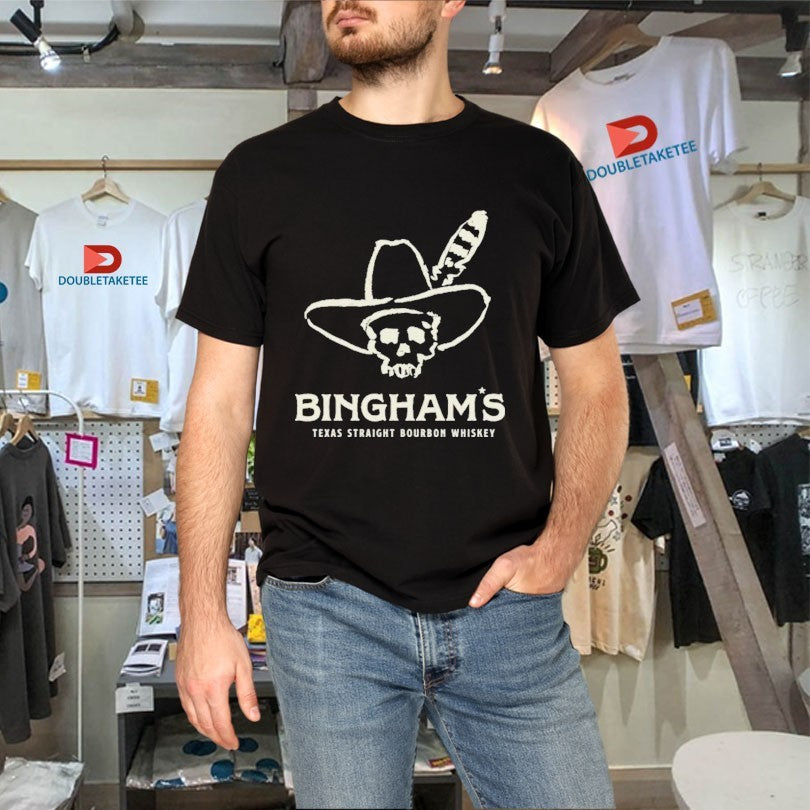 Ryan Bingham Texas Straight Bourbon Whiskey Skull Logo Shirts