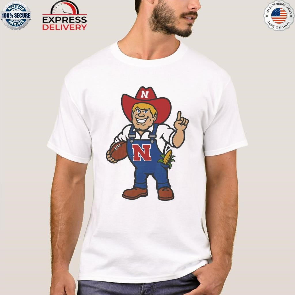 Ryan Fitzpatrick Nebraska Huskers Herbie Mark Mascot Shirt