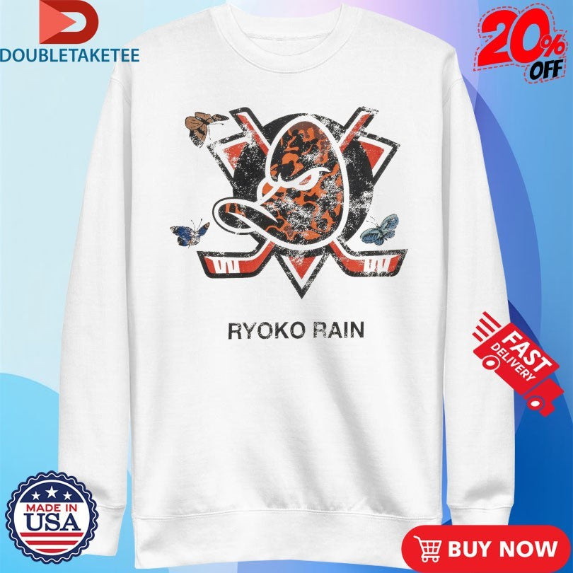Ryoko Rain Anaheim Ducks Butterflies Shirts
