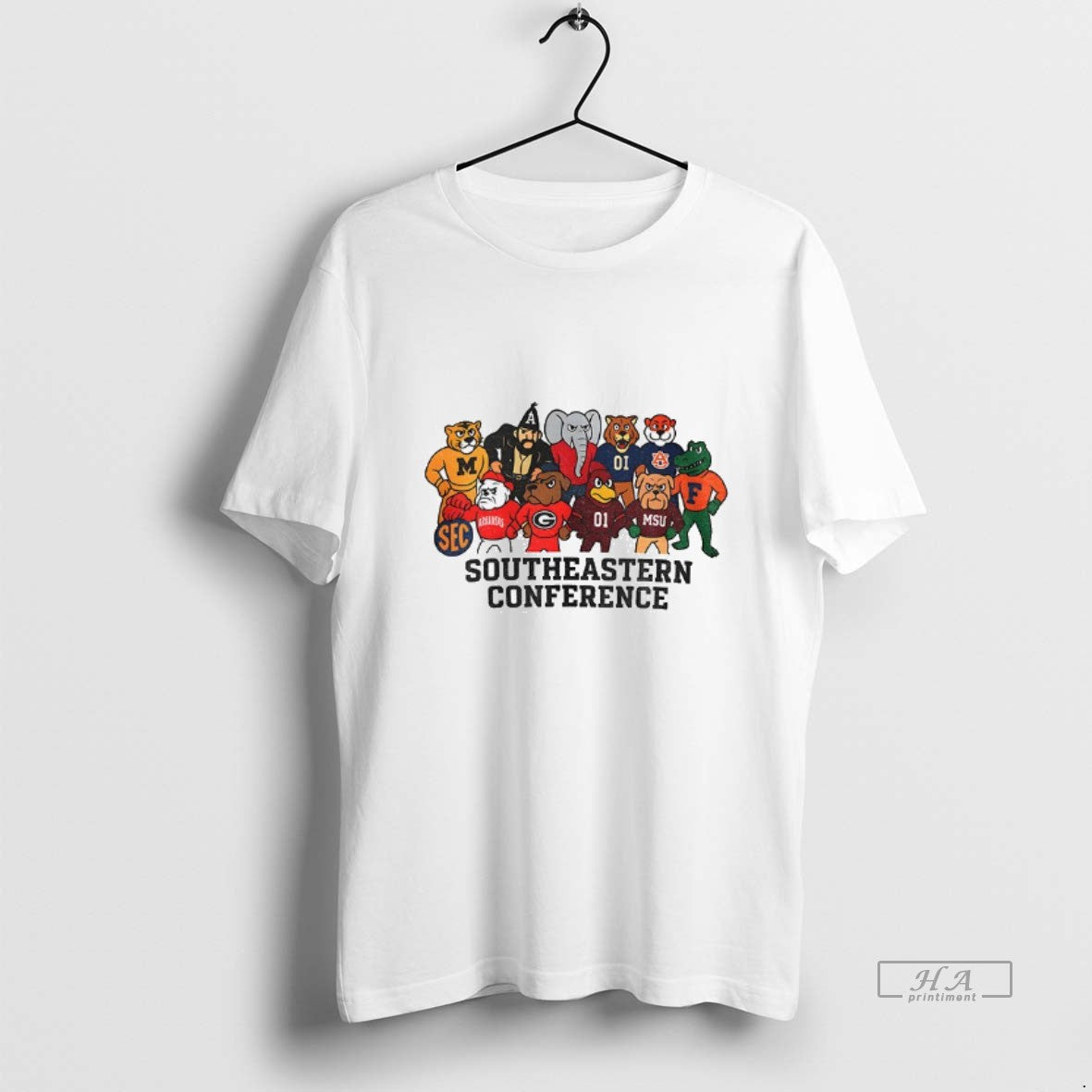 Official Sec Team Spirit Modern Southeastern Conference Mascot T-Shirts, Hoodie, Sweatshirt | InkRitualCo.com