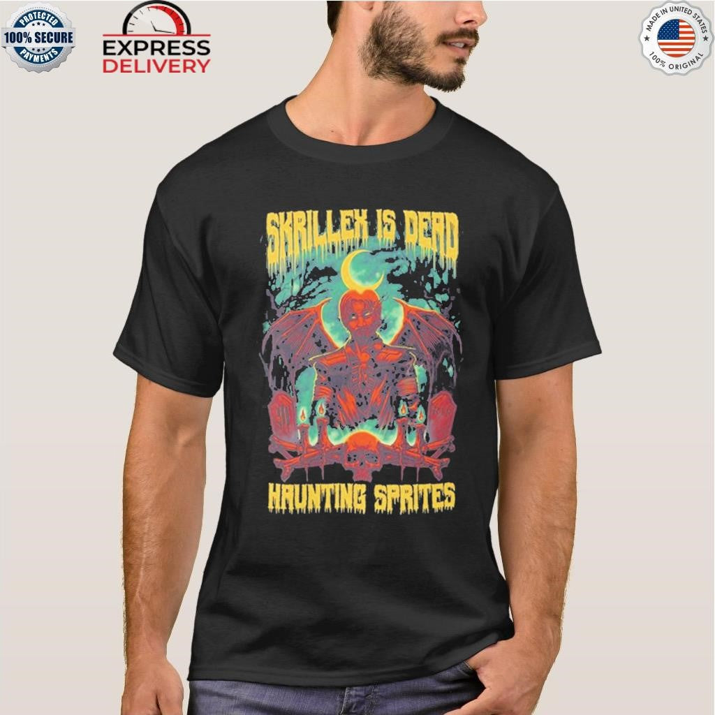 SKRILLER IS DEAD HAUNTING SPRITES Halloween Shirt