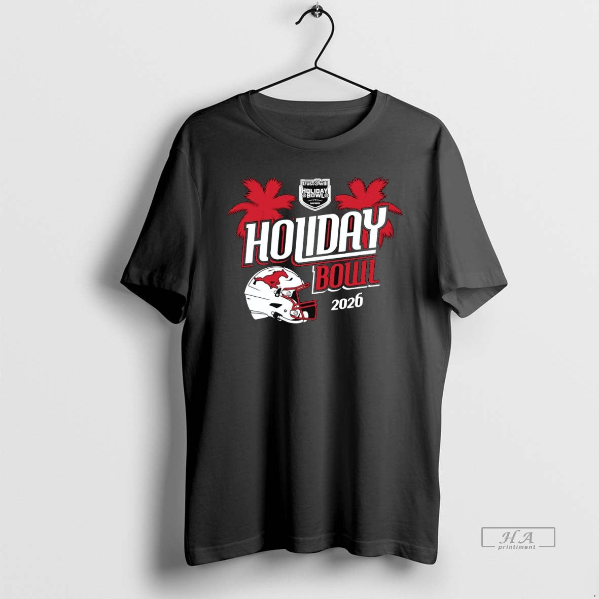 Official Smu Mustangs 2026 Holiday Bowl Helmet T-Shirts, Hoodie, Sweatshirt | InkRitualCo.com