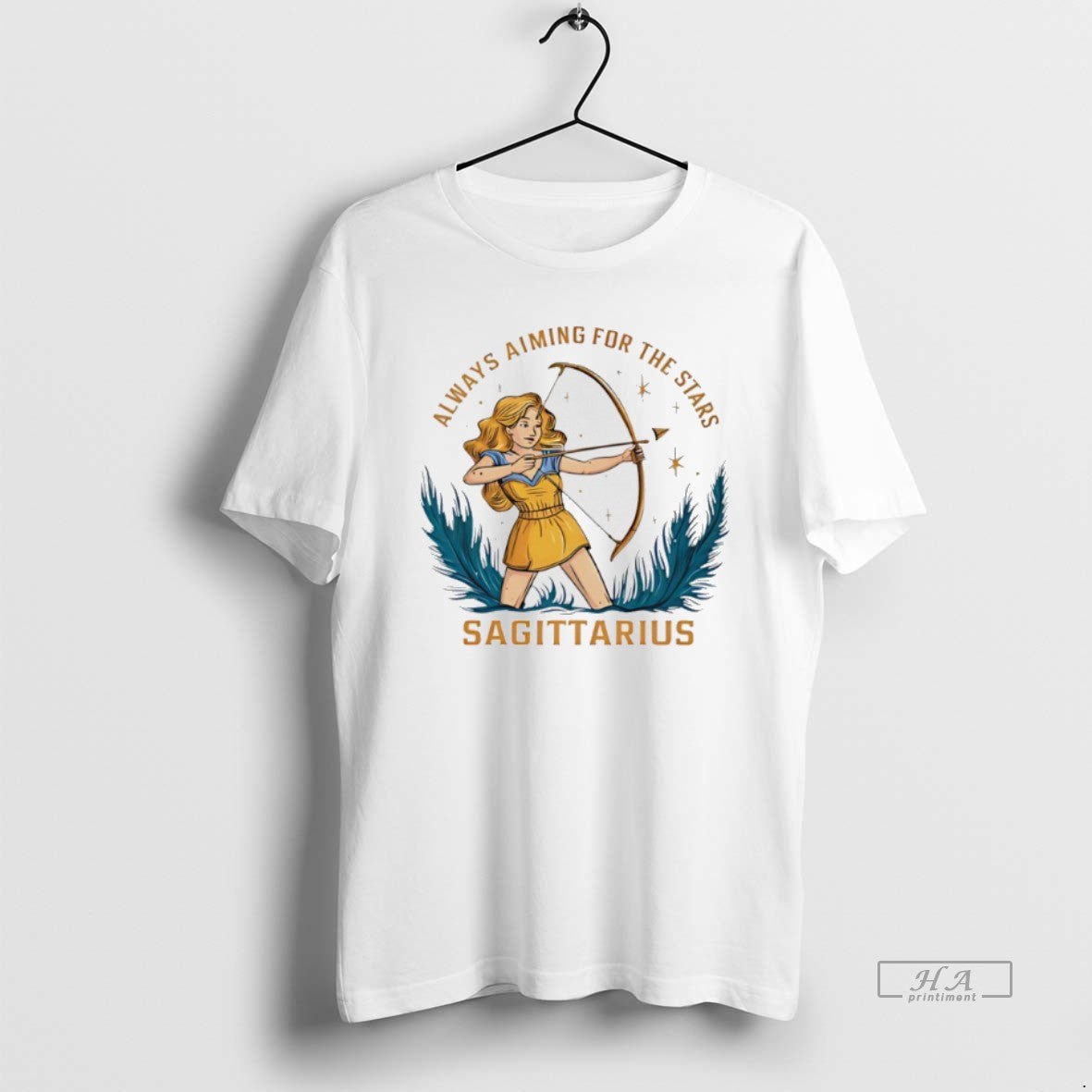Official Sagittarius Zodiac Always Aiming For The Stars Art T-Shirts, Hoodie, Sweatshirt | InkRitualCo.com