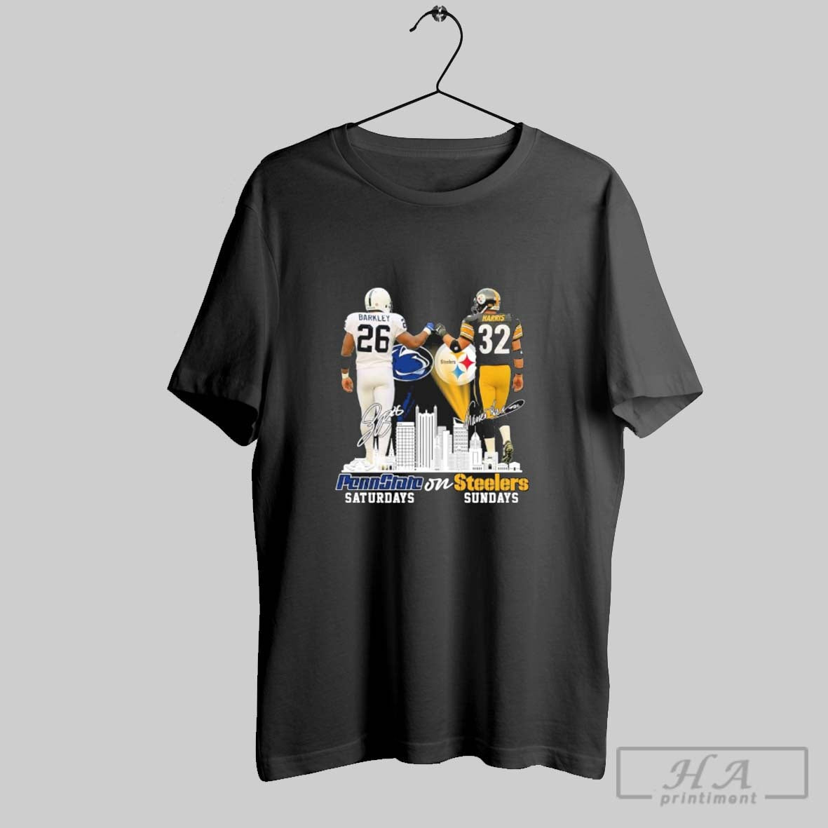 Official Saquon Barkley Penn State On Saturdays And Franco Harris Steelers On Sundays T-Shirts, Hoodie, Sweatshirt