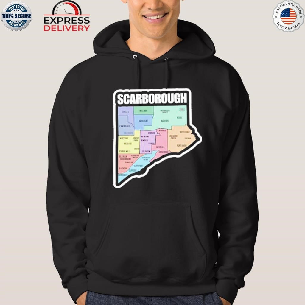 Scarborough Map Mosaic Shirt