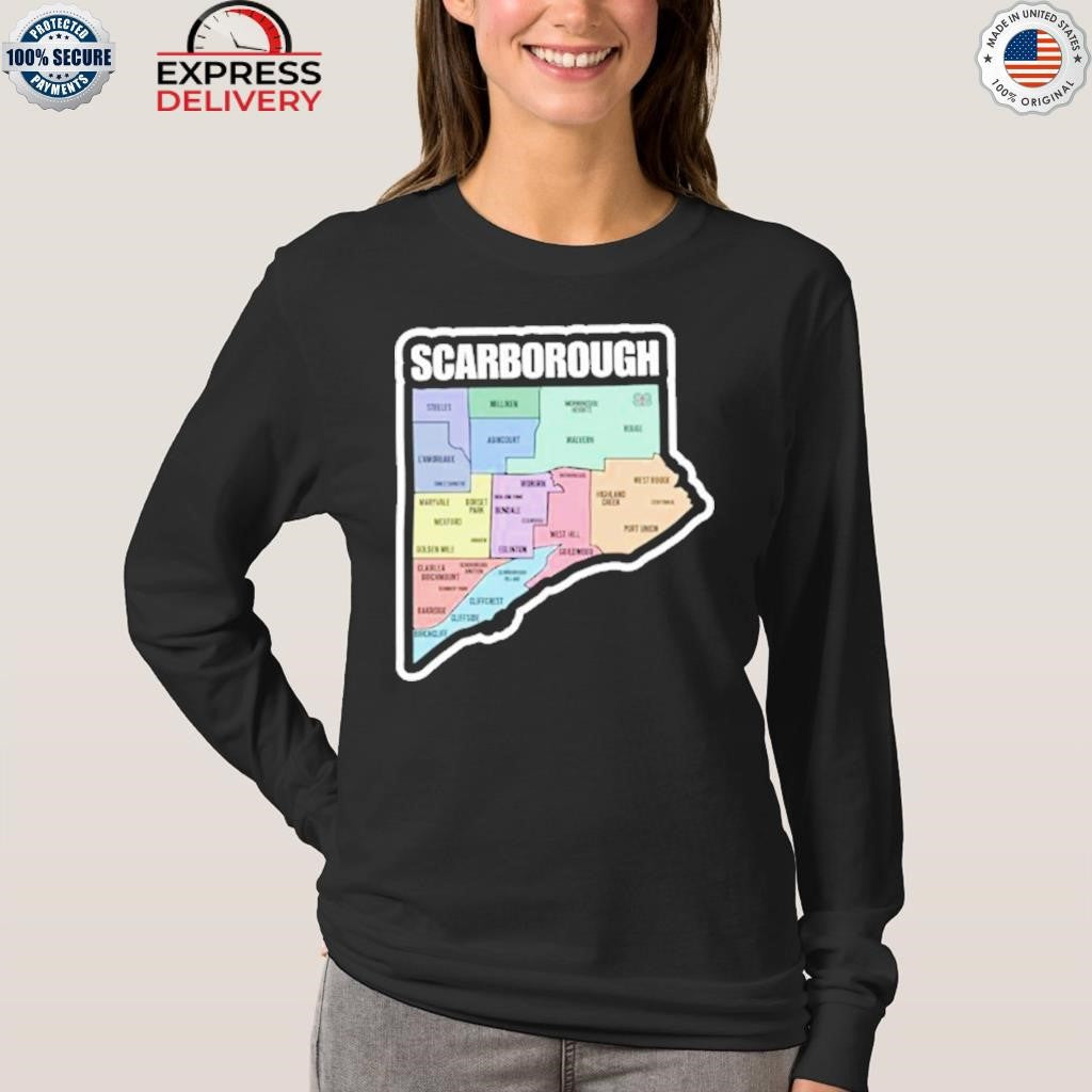 Scarborough Map Mosaic Shirt