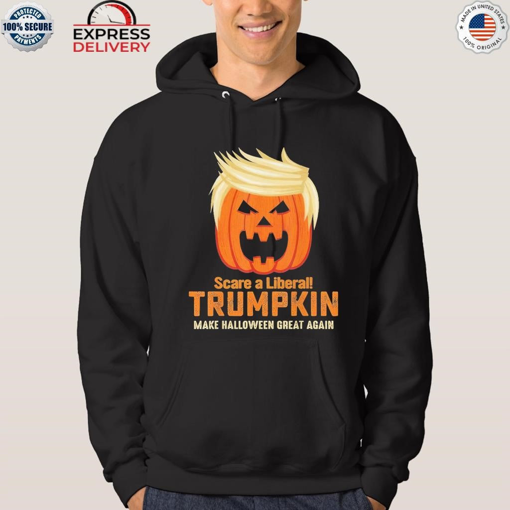 Scare A Liberal Trumpkin MAKE Halloween 2025 Shirt