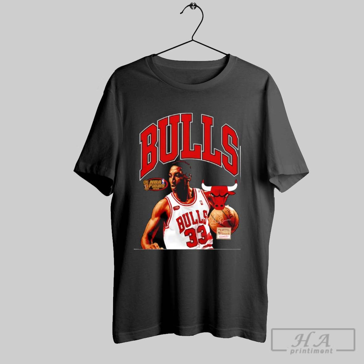 Official Scottie Pippen Chicago Bulls Mitchell Ness Hardwood Classics Player Arch Signature T-Shirts, Hoodie, Sweatshirt