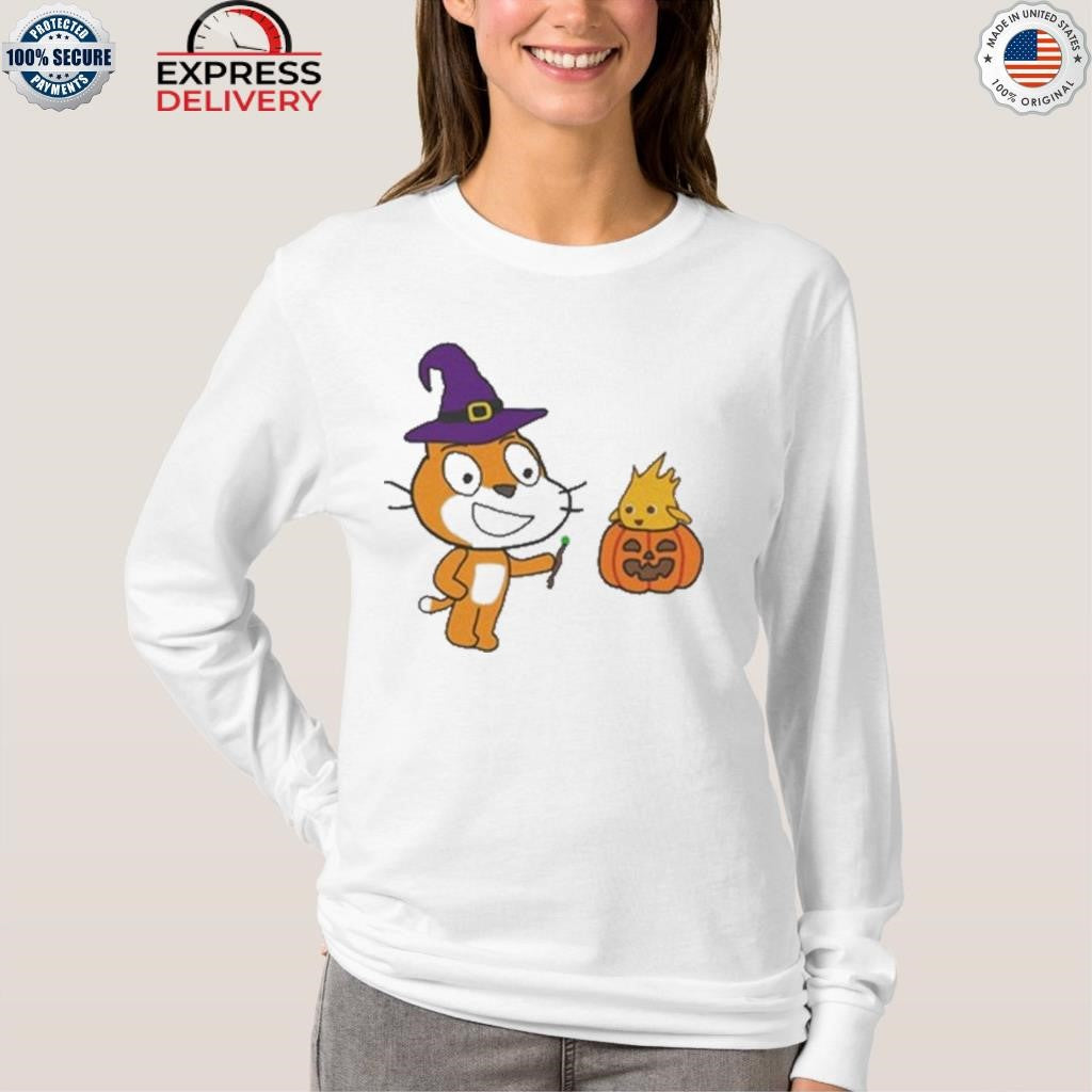 Scratch Cat Halloween Shirt