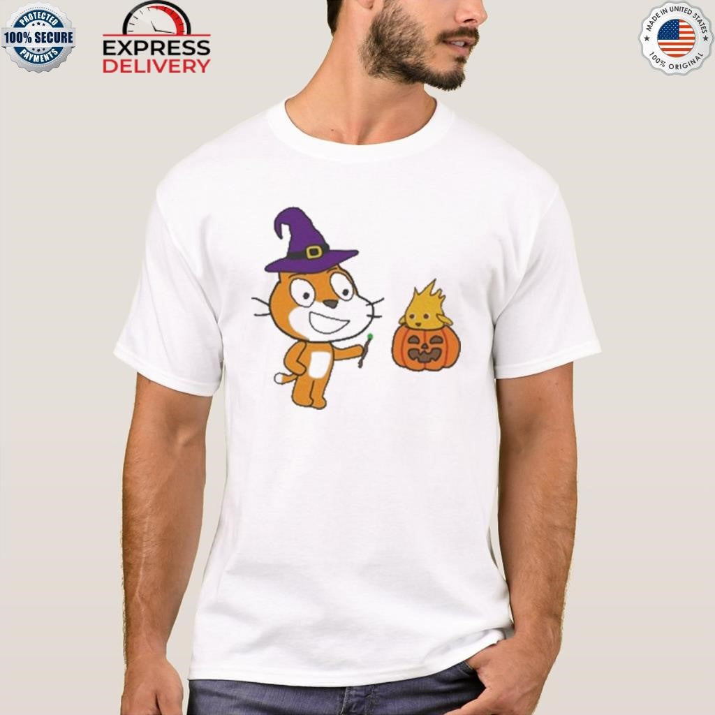 Scratch Cat Halloween Shirt