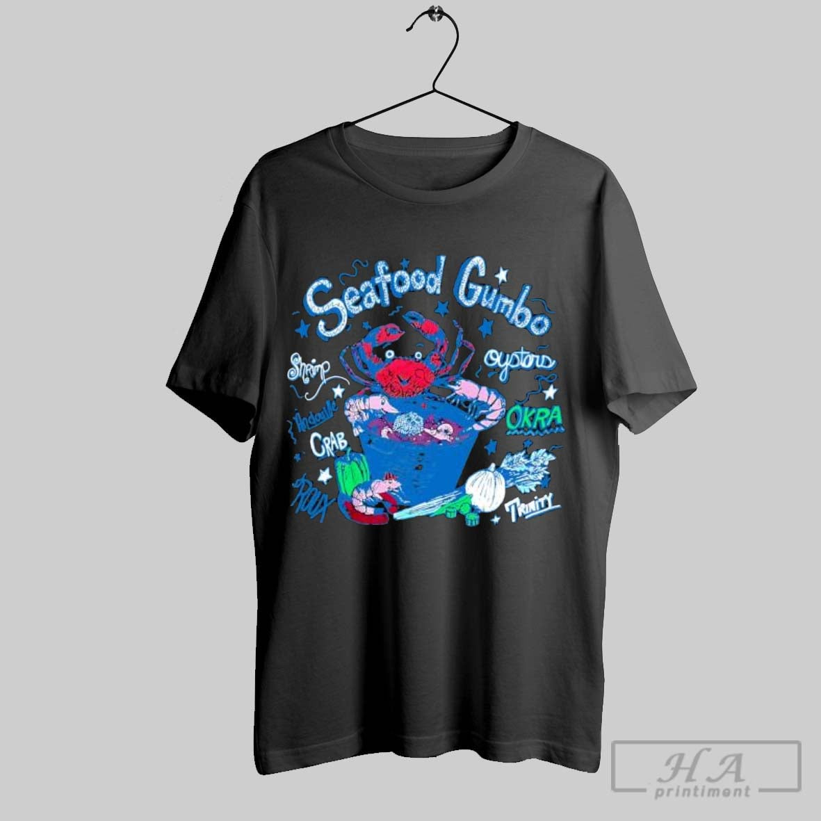 Official Seafood Gumbo Shrimp Andouille Crab Roux T-Shirts, Hoodie, Sweatshirt | InkRitualCo.com