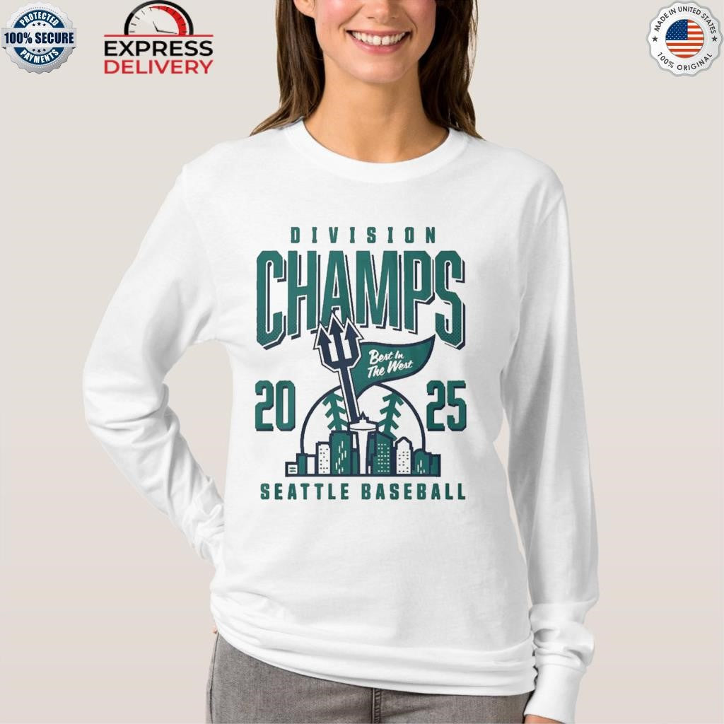 Seattle Baseball Best In The West Division Champions 2025 Shirt