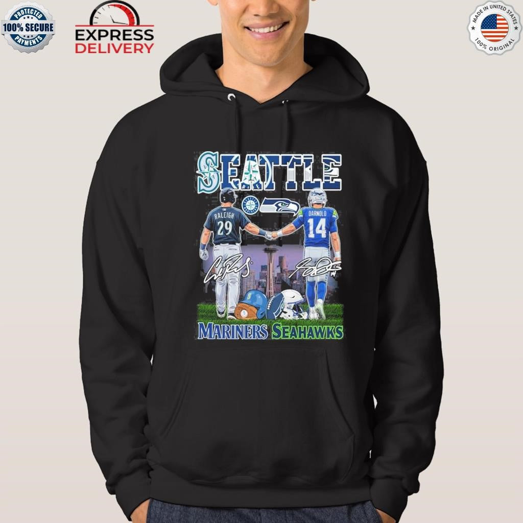 Seattle Mariners And Seahawks Releigh Darnolo Shirt