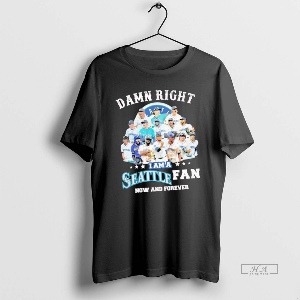 Official Seattle Mariners Damn Right Seattle Fan Now And Forever T-Shirts, Hoodie, Sweatshirt | InkRitualCo.com