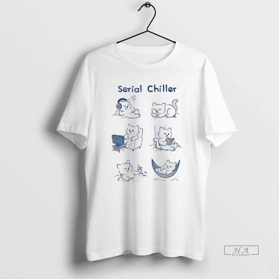 Official Serial Chiller Cats Meme T-Shirts, Hoodie, Sweatshirt | InkRitualCo.com