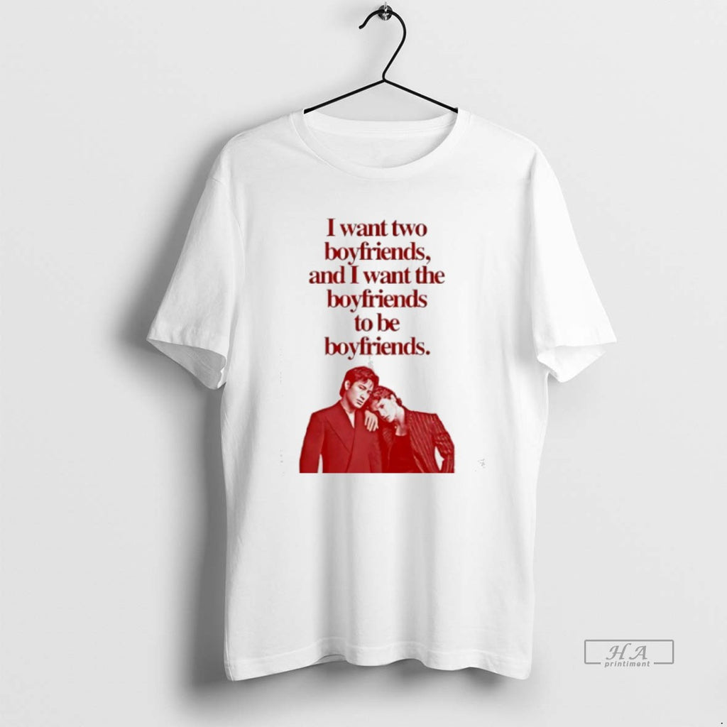 Official Shane And Ilya Heated Rivalry I Want Two Boyfriends And I Want The Boyfriends T-Shirts, Hoodie, Sweatshirt