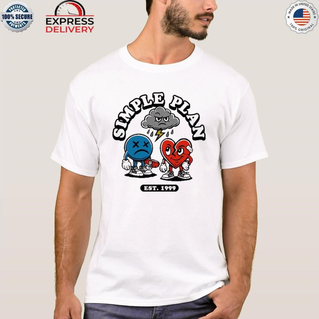 Simple Plan 3 Icon Character Event Shirt