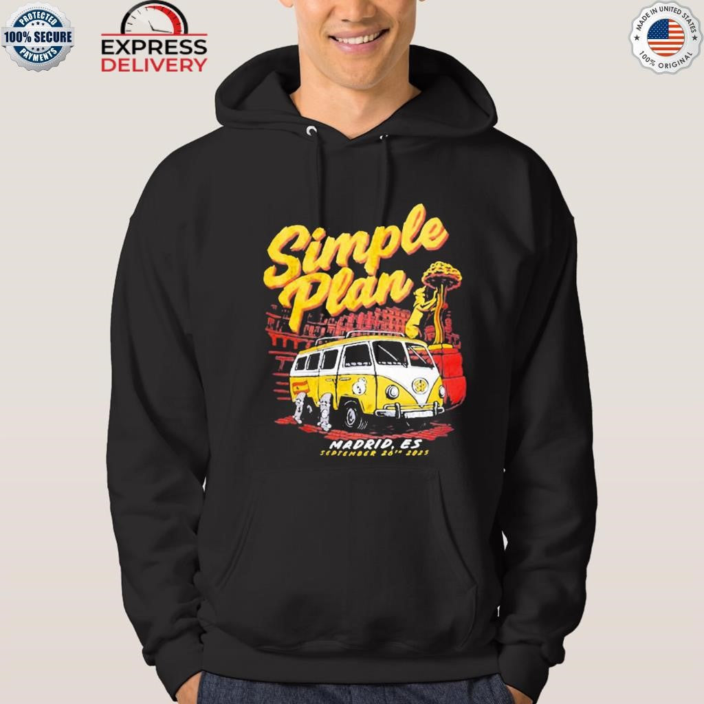 Simple Plan Palacio Vistalegre 2025 Concert Shirt