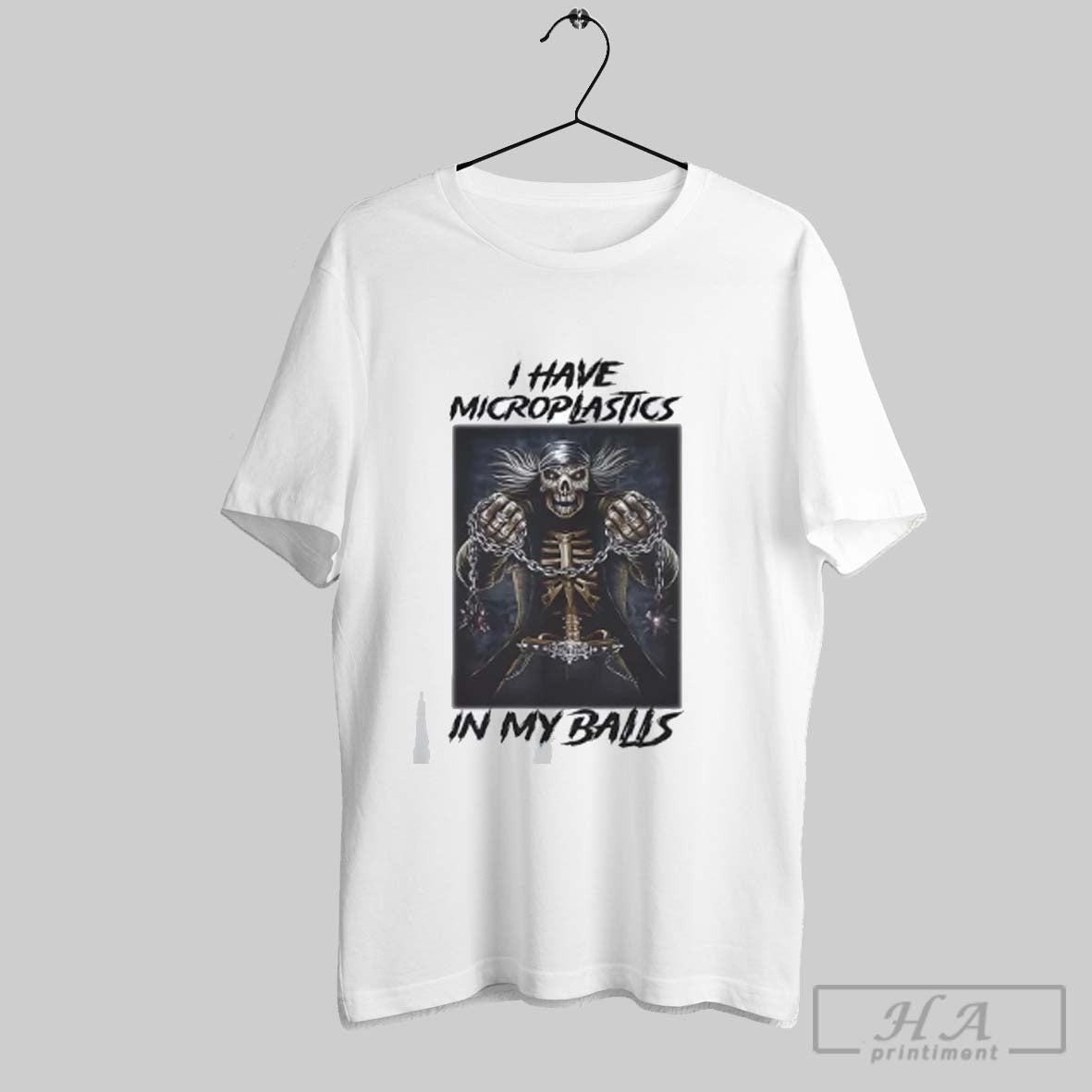 Official Skeleton I Have Microplastics In My Balls T-Shirts, Hoodie, Sweatshirt | InkRitualCo.com