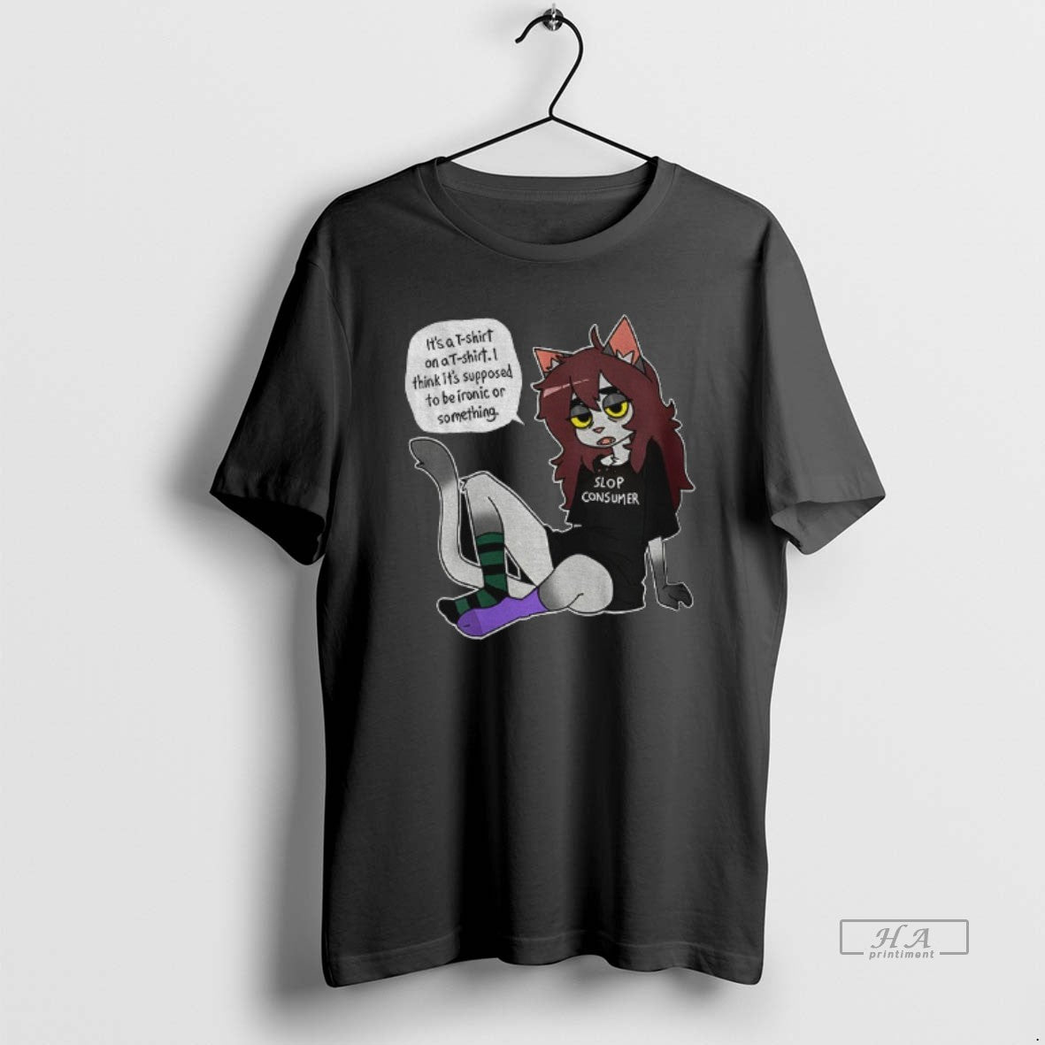 Official Slop Consumer Its A On A I Think Its Supposed To Be Ironic Or T-Shirts, Hoodie, Sweatshirt | InkRitualCo.com